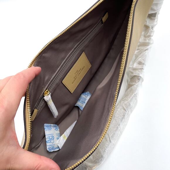 Marc Jacobs Eclipse Bag Tan Leather Chain Strap Shoulder Half Moon‎ - Picture 15 of 16